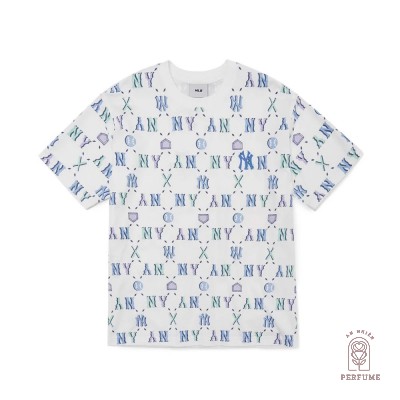 Áo Thun MLB Summer Color Monogram New York Yankees White