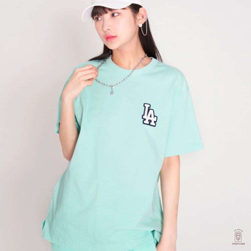 Áo Thun MLB Basic Monogram Back Logo LA Dodgers L.Mint